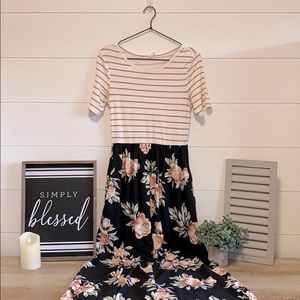 Maxi Pink Blush Dress